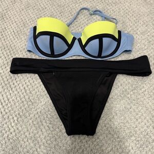 Victoria's Secret Black and Pink Lingerie